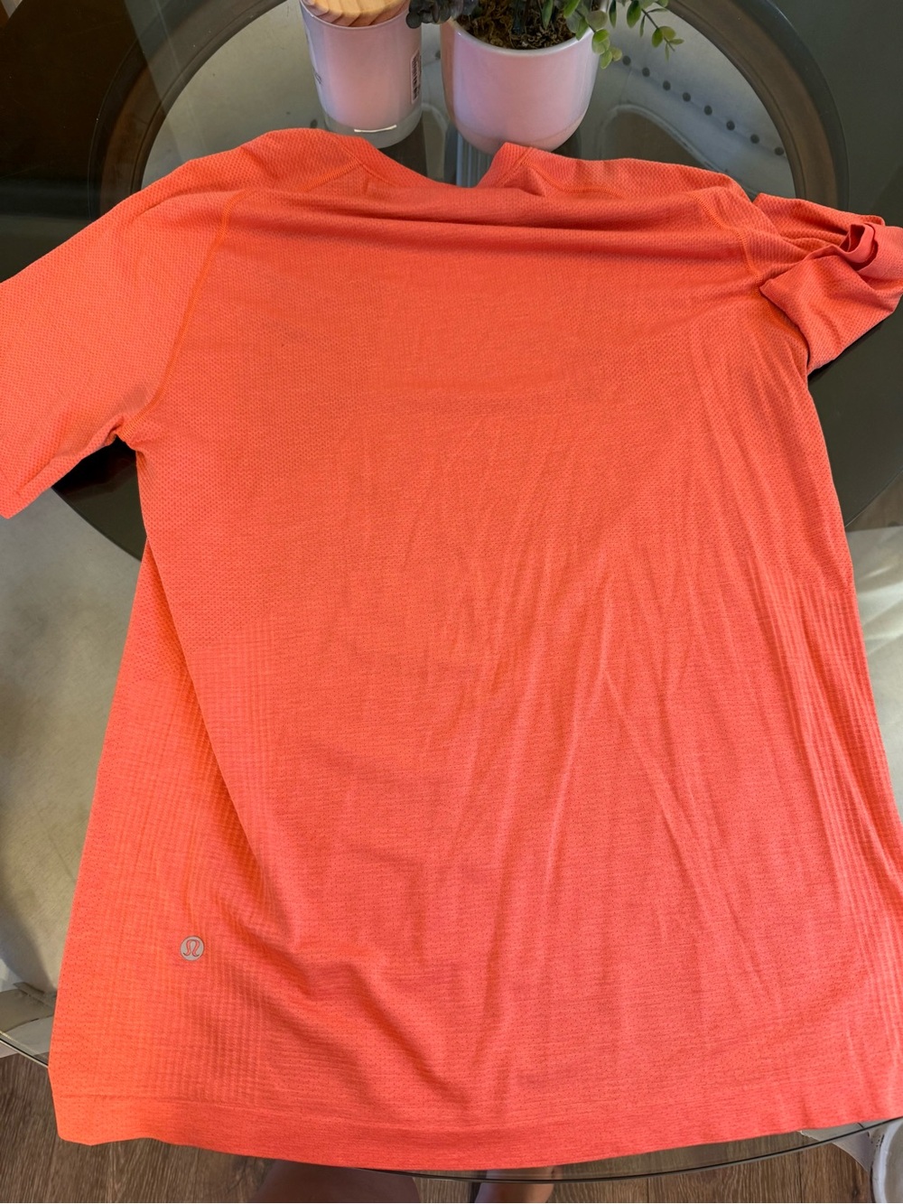 lululemon athletica Men's Short Sleeve Tee - Coral Orange